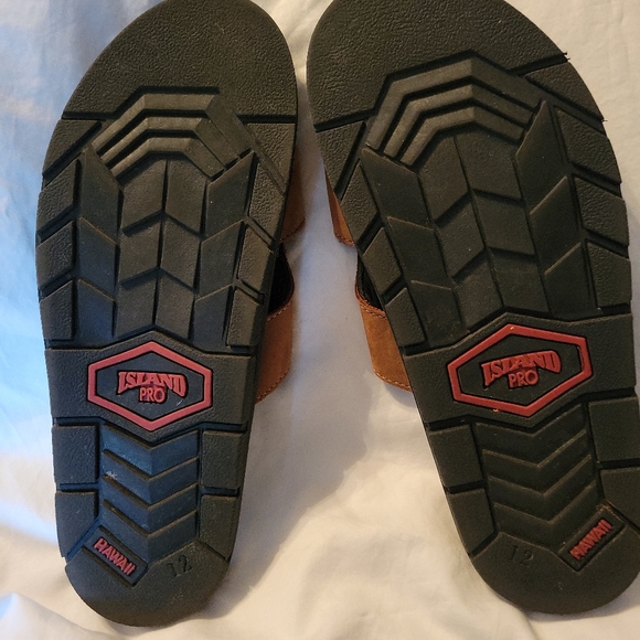 Island Slipper Pro Flip Flops Size 9 Mens Hawaii Black Thong Sandals. - Picture 6 of 6